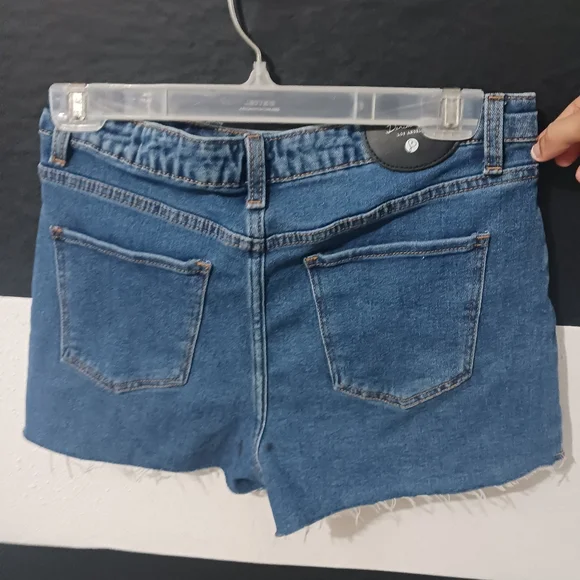 Denim Blvd Women ripped denim blue short - Picture 6 of 10